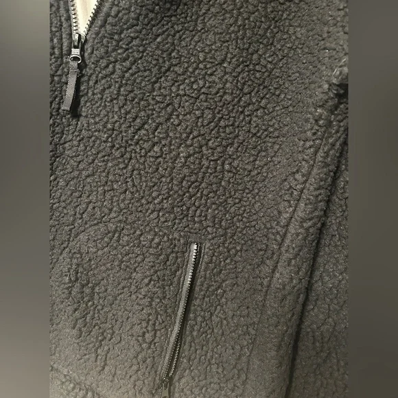 J.Crew Polartec® Fleece Black Half-Zip Pullover Jacket - Picture 5 of 8